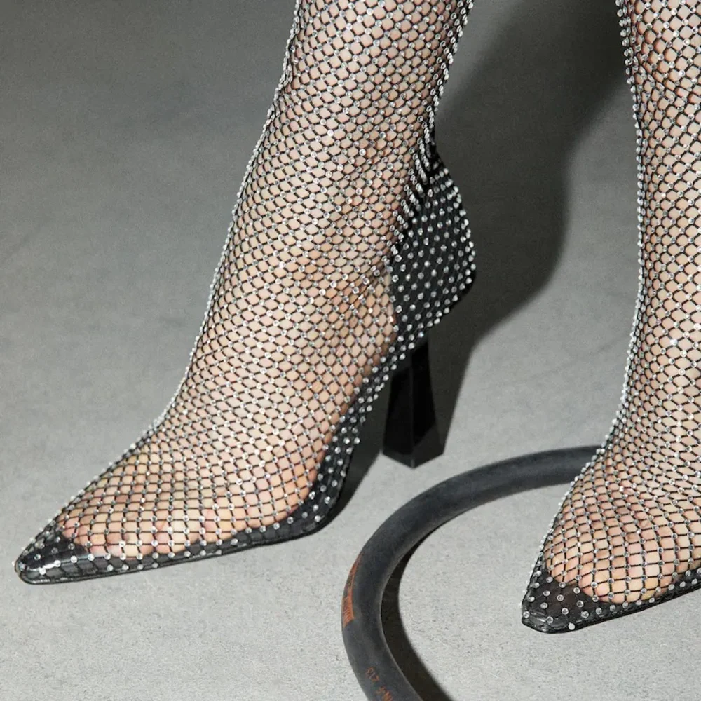 MANGO Rhinestone Heels - Picture 5 of 15